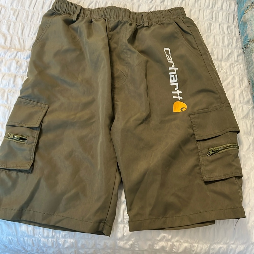 Carhartt shorts army green new